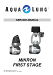 Service Manual - Mikron 1st Stage - 012008