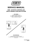 SERVICE MANUAL - HWH Corporation
