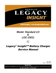 Legacy® Insight™ Battery Charger Service Manual