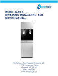 wl800 – max ii operating, installation, and service manual