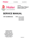 SERVICE MANUAL Air Conditioners
