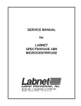Spectrafuge 16M service manual