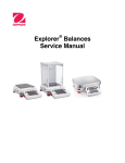 Explorer Balances Service Manual