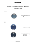 iRobot Scooba® Service Manual