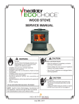 WOOD STOVE SERVICE MANUAL - Hearth & Home Technologies