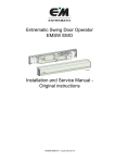 Entrematic Swing Door Operator EMSW EMO - Ruko e-shop