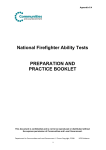 Prepare for the National Firefighter Ability Tests