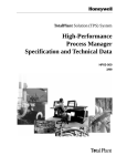 High-Performance Process Manager Specification and Technical Data