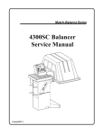 4300SC Balancer Service Manual - Snap