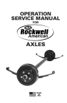 Axle Service Manual