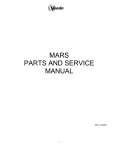 MARS PARTS AND SERVICE MANUAL