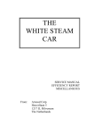 Edmonson White Steam Car Service Manual
