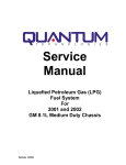 2001-2002 Medium Duty LPG Service Manual Supplement