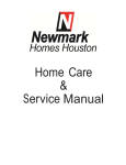 Home Care & Service Manual - For Electronic