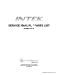 SERVICE MANUAL / PARTS LIST