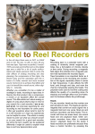 Reel to Reel Recorders