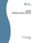 SL8500 Modular Library System Best Practices Guide