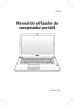 Manual do utilizador do computador portátil