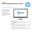 Monitor HP EliteDisplay E232 de 58,4 cm (23 pol.)