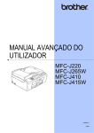 MANUAL AVANÇADO DO UTILIZADOR