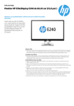 Monitor HP EliteDisplay E240 de 60,45 cm (23,8 pol.)