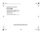 Manual de utilização para o telefone móvel GX18