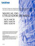 MANUAL DO UTILIZADOR DE REDE