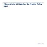 Manual do Utilizador do Nokia Asha 205