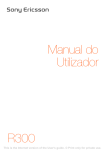 R300 Manual do Utilizador