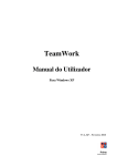 TeamWork Manual do Utilizador Para Windows XP