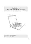 Notebook PC Manual do Utilizador do Hardware