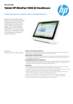 Tablet HP ElitePad 1000 G2 Healthcare