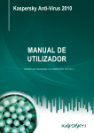 Kaspersky Anti-Virus 2010 MANUAL DE UTILIZADOR