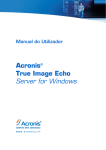 Capítulo 4. Utilizar o Acronis True Image Echo Server