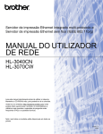 MANUAL DO UTILIZADOR DE REDE