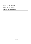 Nokia 6120 classic Nokia 6121 classic Manual do utilizador