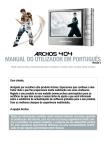 MANUAL DO UTILIZADOR EM pORTUgUês