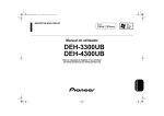 Manual do utilizador DEH-3300UB DEH-4300UB