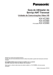 KX-VC300 KX-VC500 Guia do Utilizador do Serviço NAT Traversal