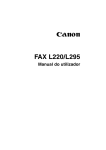 FAX L220/L295 - Canon Europe