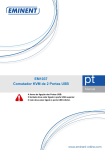 EM1037 Comutador KVM de 2 Portas USB