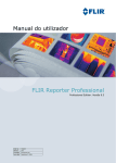 Manual do utilizador FLIR Reporter Professional