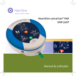 Manual do utilizador HeartSine samaritan® PAD SAM 500P