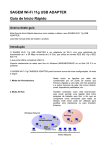 SAGEM Wi-Fi 11g USB ADAPTER Guia de Início Rápido
