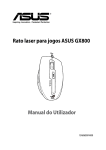 Manual do Utilizador Rato laser para jogos ASUS GX800