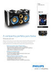 FWP3200D/12 Philips Sistema Mini Hi-Fi