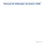 Manual do Utilizador do Nokia 1280