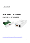TECHCONNECT TC2 HDMITP MANUAL DO UTILIZADOR