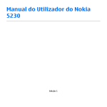 Manual do Utilizador do Nokia 5230