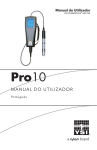 YSI Pro10 Handheld pH or ORP Meter Manual Portuguese 605192A